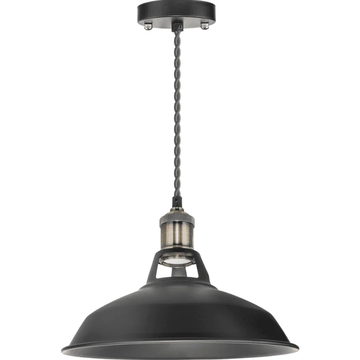 Подвесной светильник NIL-WF01-008-E27 60Вт, металлический, 1,5 м – винтаж, ретро, лофт